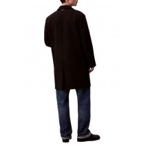 CALVIN KLEIN WOOL BLEND OVERCOAT ΠΑΛΤΟ ΑΝΔΡΙΚΟ BLACK