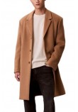 CALVIN KLEIN WOOL BLEND OVERCOAT ΠΑΛΤΟ ΑΝΔΡΙΚΟ BEIGE