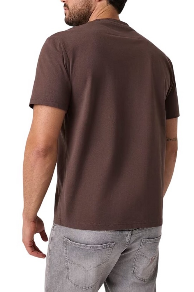 GUESS ANTON CN T-SHIRT ΜΠΛΟΥΖΑ ΑΝΔΡΙΚΗ BROWN