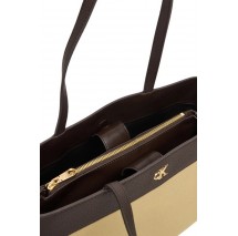 CALVIN KLEIN CANVAS MEDIUM TOTE ΤΣΑΝΤΑ ΓΥΝΑΙΚΕΙΑ KHAKI