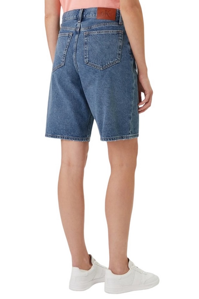CALVIN KLEIN JEANS THE BERMUDA SHORT ΤΖΙΝ ΒΕΡΜΟΥΔΑ ΓΥΝΑΙΚΕΙΑ BLUΕ DENIM