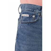 CALVIN KLEIN JEANS THE BERMUDA SHORT ΤΖΙΝ ΒΕΡΜΟΥΔΑ ΓΥΝΑΙΚΕΙΑ BLUΕ DENIM