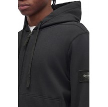 CALVIN KLEIN JEANS LS EU 350TERRY BADGE FZ HOODIE ΖΑΚΕΤΑ ΦΟΥΤΕΡ ΑΝΔΡΙΚΗ FOREST GREEN