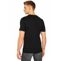 T-SHIRT CN SS CORE TEE ΑΝΔΡΙΚΟ GUESS BLACK