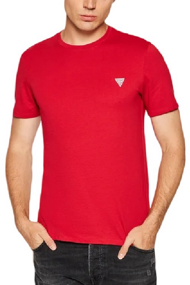 GUESS CN SS CORE TEE T-SHIRT  ΑΝΔΡΙΚΟ RED
