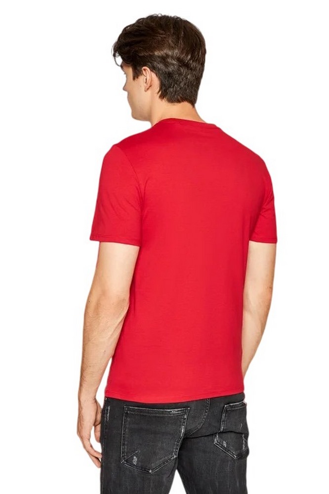 GUESS CN SS CORE TEE T-SHIRT  ΑΝΔΡΙΚΟ RED