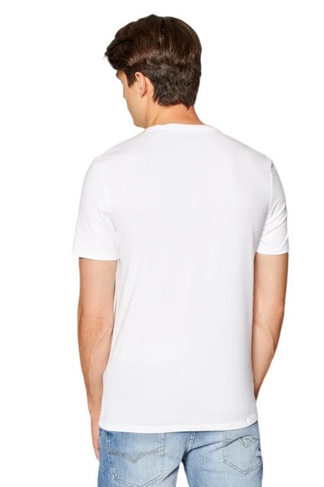 GUESS CN SS CORE TEE T-SHIRT  ΑΝΔΡΙΚΟ WHITE