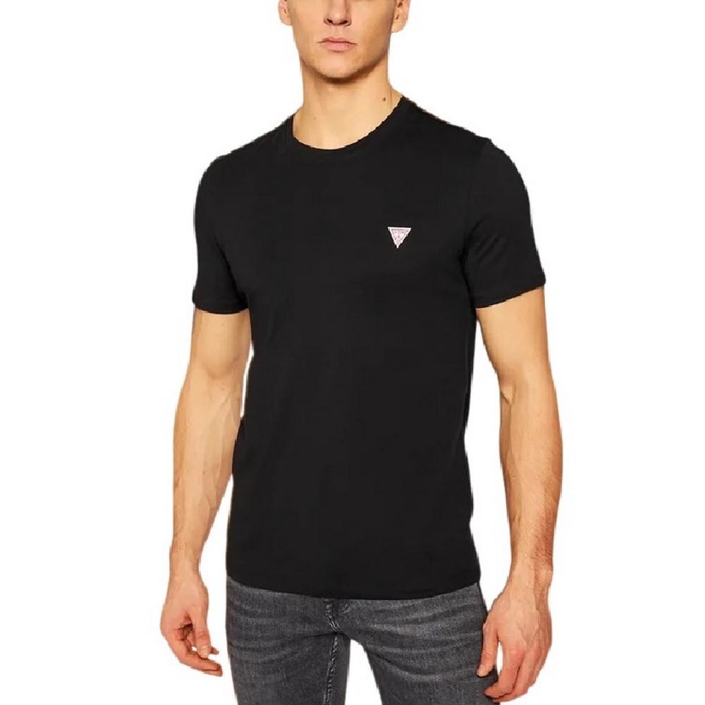 T-SHIRT CN SS CORE TEE ΑΝΔΡΙΚΟ GUESS BLACK