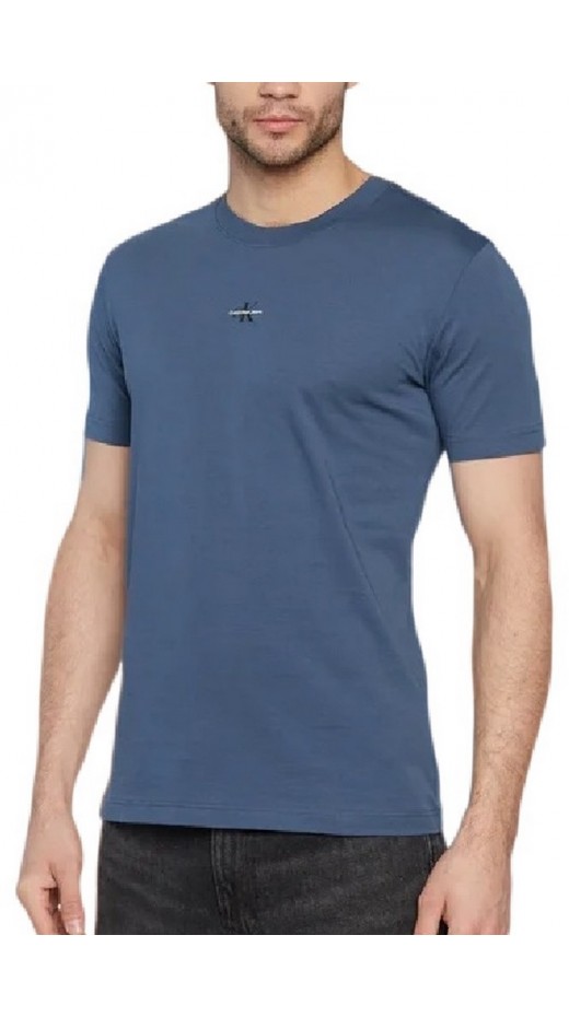 CALVIN KLEIN  JEANS MICRO MONOLOGO TEE TSHIRT ΑΝΔΡΙΚΟ BLUE
