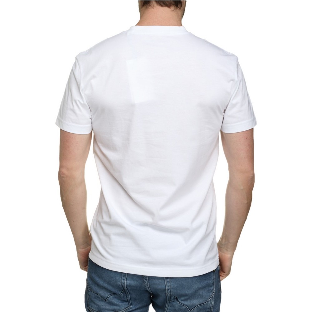 CALVIN KLEIN VARSITY CURVE LOGO T-SHIRT ΑΝΔΡΙΚΟ WHITE