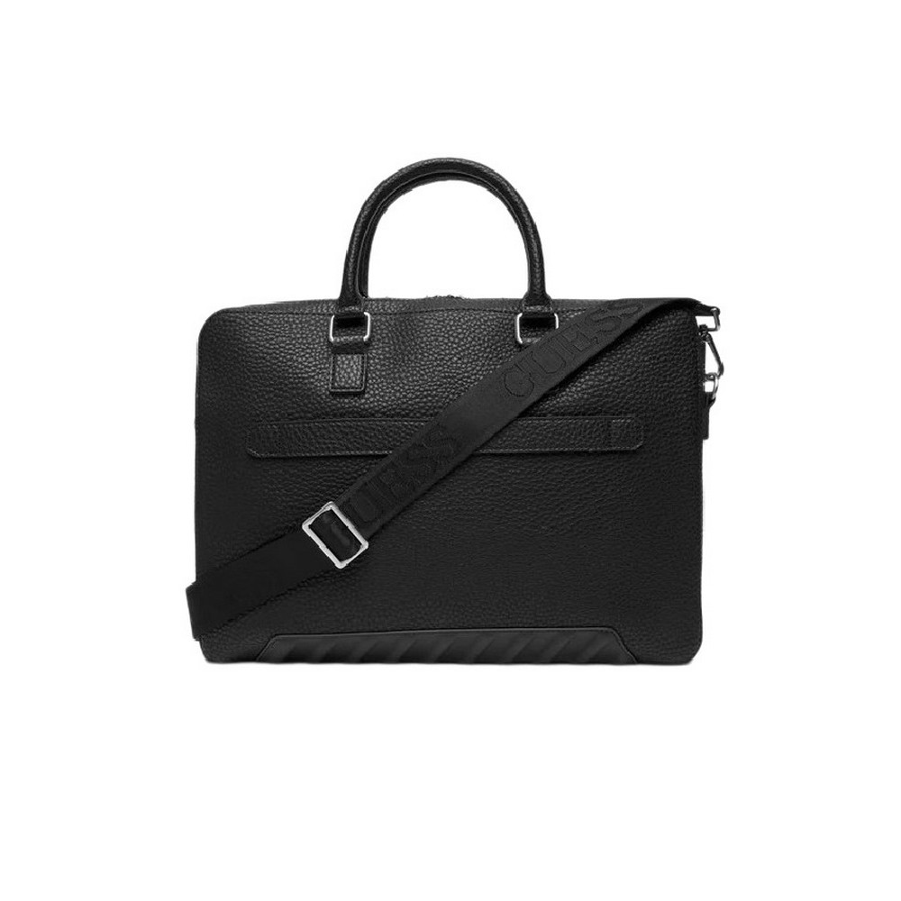 GUESS TORINO LAPTOP BAG S ΤΣΑΝΤΑ ΑΝΔΡΙΚΗ BLACK