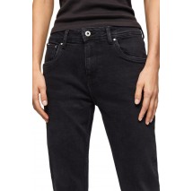 PEPE JEANS LONDON NOS VIOLET RE ΠΑΝΤΕΛΟΝΙ ΓΥΝΑΙΚΕΙΟ BLACK DENIM