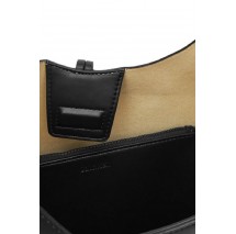 CALVIN KLEIN STN LCK SLCHY SMLL S ΤΣΑΝΤΑ ΓΥΝΑΙΚΕΙΑ BLACK