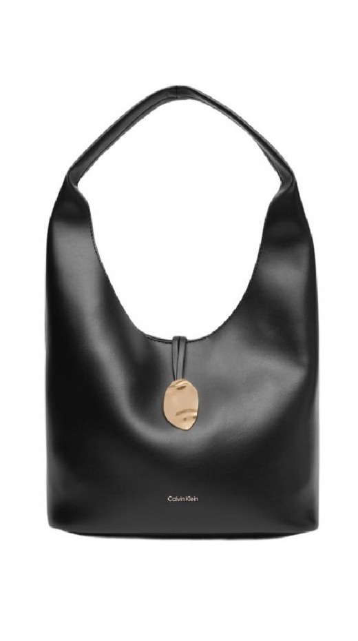 CALVIN KLEIN STN LCK SLCHY SMLL S ΤΣΑΝΤΑ ΓΥΝΑΙΚΕΙΑ BLACK