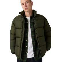 LEVIS PIEDMONT SHORT PUFFER ΜΠΟΥΦΑΝ ΑΝΔΡΙΚΟ FOREST GREEN