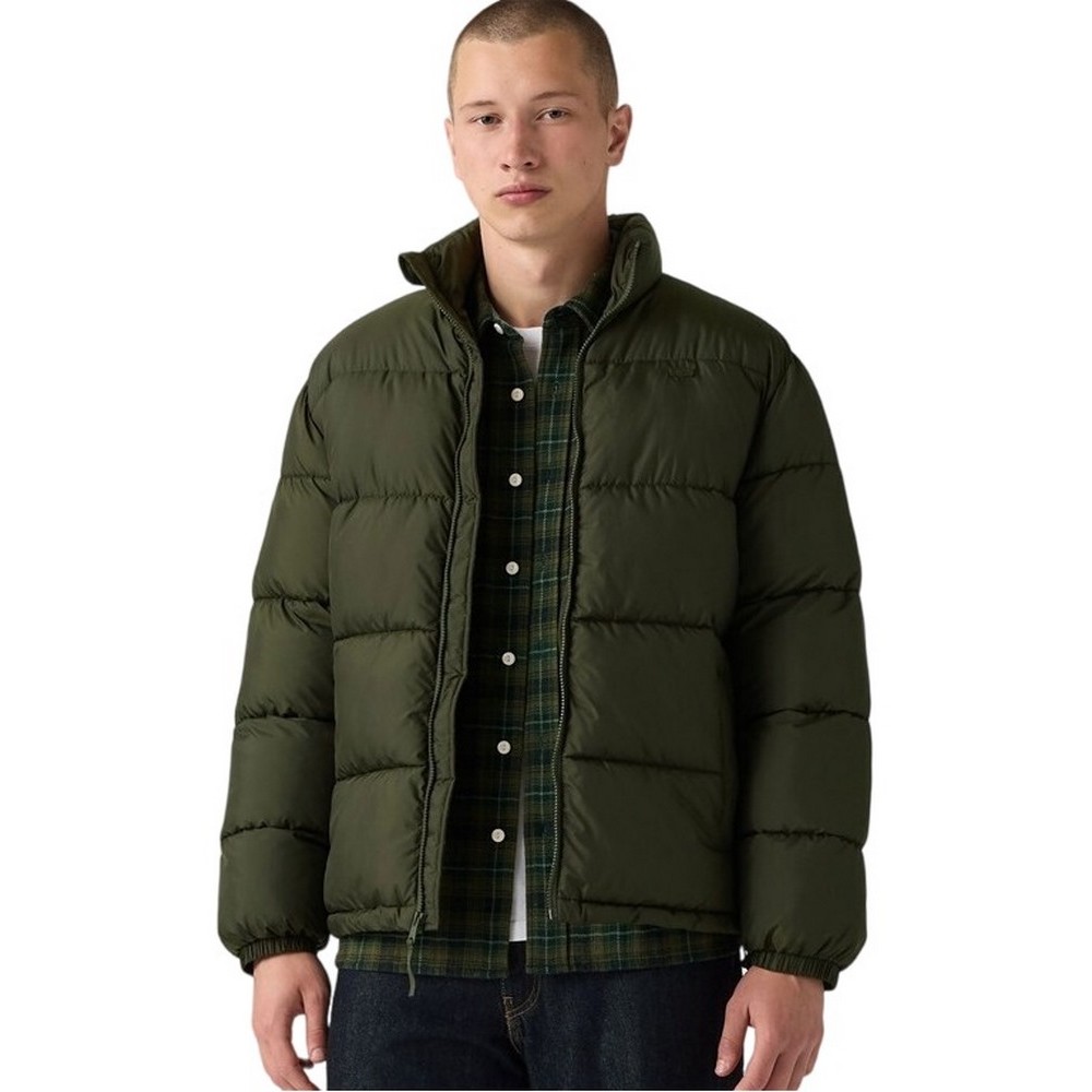 LEVIS PIEDMONT SHORT PUFFER ΜΠΟΥΦΑΝ ΑΝΔΡΙΚΟ FOREST GREEN