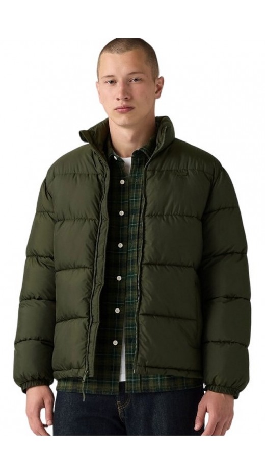 LEVIS PIEDMONT SHORT PUFFER ΜΠΟΥΦΑΝ ΑΝΔΡΙΚΟ FOREST GREEN