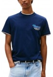 TOMMY JEANS SLIM FONT PLAY TEE T-SHIRT ΜΠΛΟΥΖΑ ΑΝΔΡΙΚΗ DARK NAVY