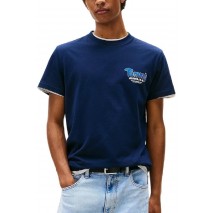 TOMMY JEANS SLIM FONT PLAY TEE T-SHIRT ΜΠΛΟΥΖΑ ΑΝΔΡΙΚΗ DARK NAVY