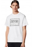 VERSACE JEANS COUTURE PIECE T-SHIRT ΜΠΛΟΥΖΑ ΑΝΔΡΙΚΗ WHITE
