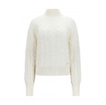 GUESS ELSA SWTR ΜΠΛΟΥΖΑ ΠΛΕΚΤΗ ΓΥΝΑΙΚΕΙΑ OFF WHITE