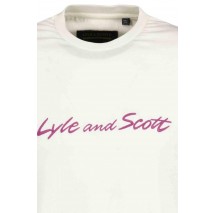 LYLE AND SCOTT VINTAGE SCRIPT EMBROIDERY T-SHIRT ΜΠΛΟΥΖΑ ΑΝΔΡΙΚΟ ECRU