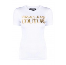 VERSACE JEANS COUTURE  STRETCH T-SHIRT ΓΥΝΑΙΚΕΙΟ WHITE