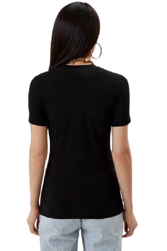 VERSACE JEANS COUTURE  STRETCH T-SHIRT ΓΥΝΑΙΚΕΙΟ BLACK