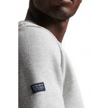 ΜΠΛΟΥΖΑ ΦΟΥΤΕΡ D1 VINTAGE CORP LOGO MARL CREW ΑΝΔΡΙΚΗ SUPERDRY GREY