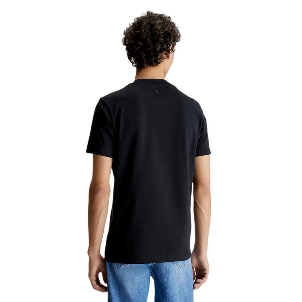 CALVIN KLEIN JEANS INSTITUTIONAL TEE T-SHIRT ΑΝΔΡΙΚΟ BLACK