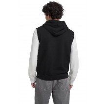 GUESS JEANS ZIP REG HOOD ΦΟΥΤΕΡ ΜΠΛΟΥΖΑ ΑΝΔΡΙΚΗ BLACK