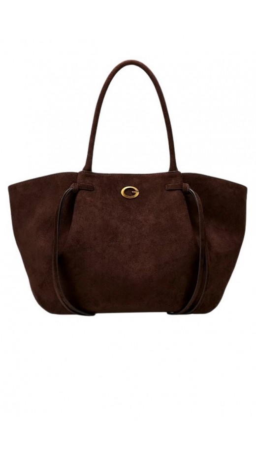 GUESS ALLEGRA GIRLFRIEND TOTE ΤΣΑΝΤΑ ΓΥΝΑΙΚΕΙΑ ESPRESSO