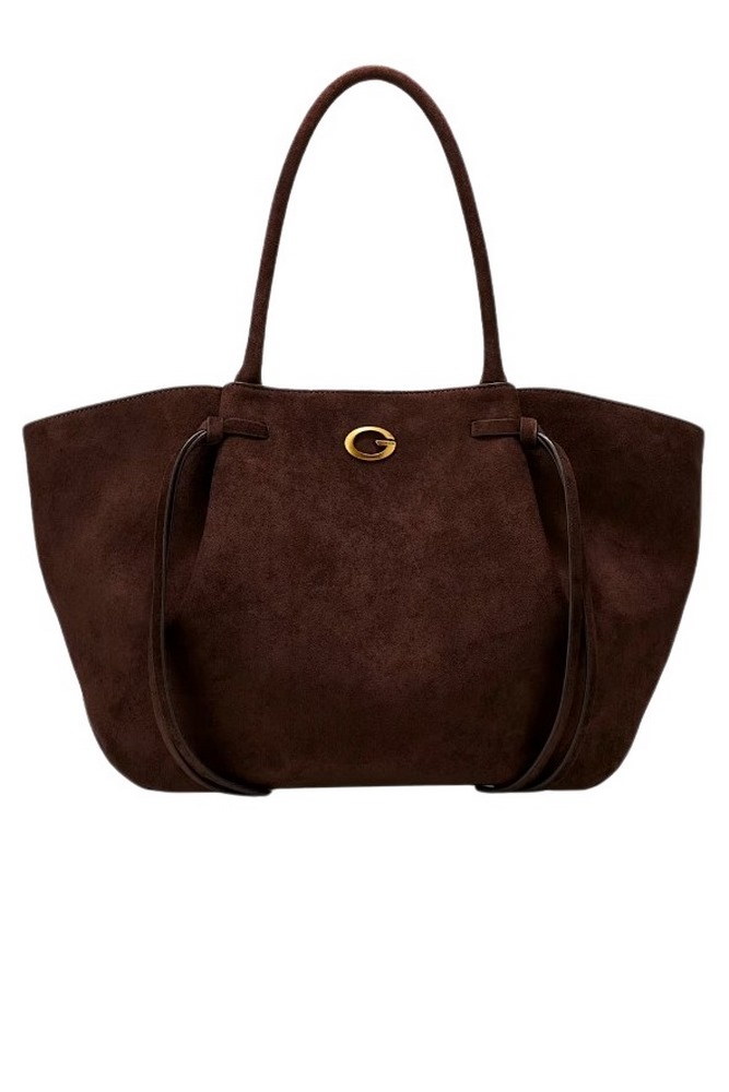 GUESS ALLEGRA GIRLFRIEND TOTE ΤΣΑΝΤΑ ΓΥΝΑΙΚΕΙΑ ESPRESSO