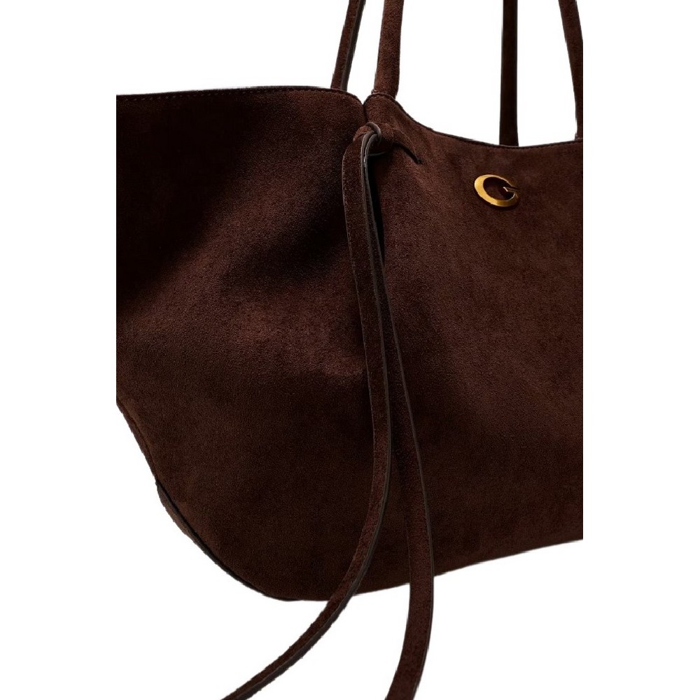 GUESS ALLEGRA GIRLFRIEND TOTE ΤΣΑΝΤΑ ΓΥΝΑΙΚΕΙΑ ESPRESSO