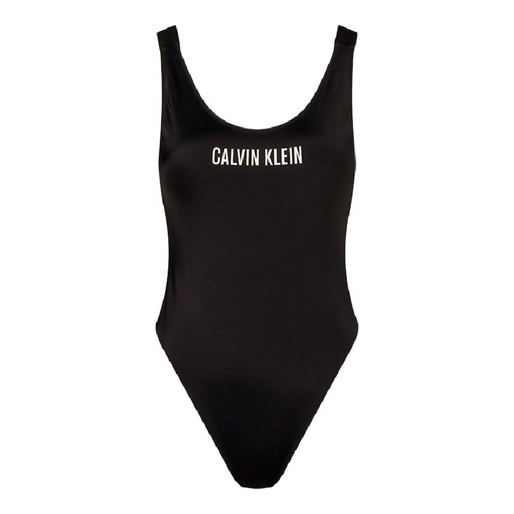 CALVIN KLEIN JEANS SCOOP BACK ONE PIECE-RP ΜΑΓΙΟ ΓΥΝΑΙΚΕΙΟ BLACK