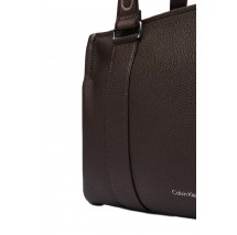 CALVIN KLEIN WEBBING ADJ STRAP TOTE ΤΣΑΝΤΑ ΓΥΝΑΙΚΕΙΑ BROWN