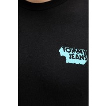 TOMMY JEANS SLIM STACK LOGO TEE EXT T-SHIRT ΜΠΛΟΥΖΑ ΑΝΔΡΙΚΗ BLACK