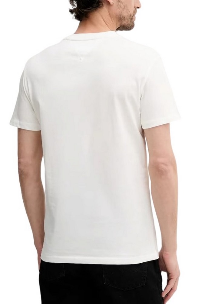 TOMMY JEANS SLIM STACK LOGO TEE EXT T-SHIRT ΜΠΛΟΥΖΑ ΑΝΔΡΙΚΗ OFF WHITE