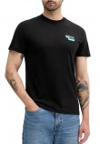 TOMMY JEANS SLIM STACK LOGO TEE EXT T-SHIRT ΜΠΛΟΥΖΑ ΑΝΔΡΙΚΗ BLACK