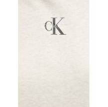 CALVIN KLEIN JEANSLS MONOLOGO PREMIUM TERRY HOODIE ΦΟΡΕΜΑ ΦΟΥΤΕΡ ΓΥΝΑΙΚΕΙΟ ECRU
