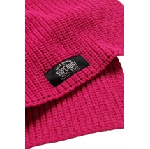 SUPERDRY D3 SDRY CLASSIC KNITTED SCARF UNISEX ΚΑΣΚΟΛ ΓΥΝΑΙΚΕΙΟ PINK