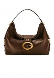 GUESS CAMDEN SHOULDER BAG ΤΣΑΝΤΑ ΓΥΝΑΙΚΕΙΑ ESPRESSO