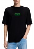 HUGO BOSS JERSEY NUFOTEE T-SHIRT ΜΠΛΟΥΖΑ ΑΝΔΡΙΚΗ BLACK
