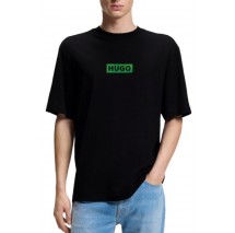 HUGO BOSS JERSEY NUFOTEE T-SHIRT ΜΠΛΟΥΖΑ ΑΝΔΡΙΚΗ BLACK