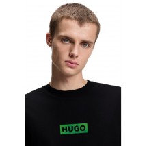 HUGO BOSS JERSEY NUFOTEE T-SHIRT ΜΠΛΟΥΖΑ ΑΝΔΡΙΚΗ BLACK
