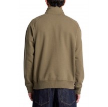 TIMBERLAND TREE EMBROIDERED LOGO 1/4 ZIP LB SWEATSHIRT ΜΠΛΟΥΖΑ ΦΟΥΤΕΡ ΑΝΔΡΙΚΗ OLIVE
