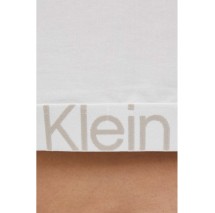 CALVIN KLEIN JEANS WAIST LOGO ELASTIC SHORT SLEEVE ΤΟΠ ΓΥΝΑΙΚΕΙΟ ECRU