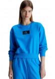 CALVIN KLEIN JEANS L/S SWEATSHIRT ΜΠΛΟΥΖΑ ΓΥΝΑΙΚΕΙΑ BLUE