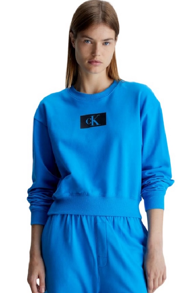 CALVIN KLEIN JEANS L/S SWEATSHIRT ΜΠΛΟΥΖΑ ΓΥΝΑΙΚΕΙΑ BLUE