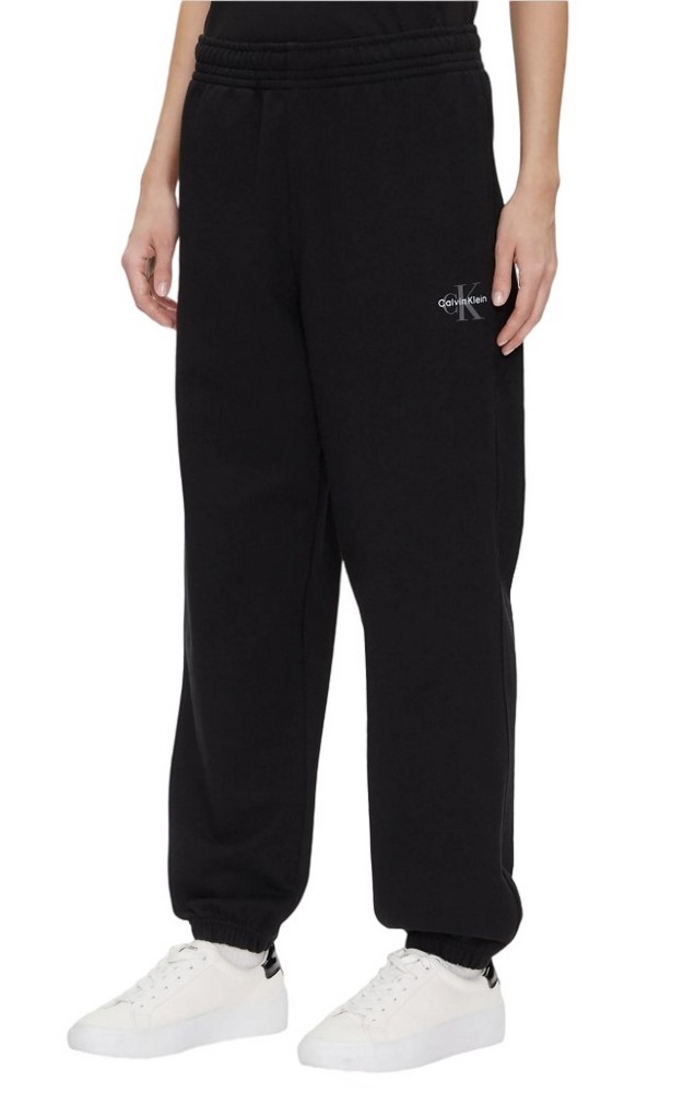 CALVIN KLEIN JEANS MONOLOGO FRENCH TERRY JOGGER ΦΟΡΜΑ ΠΑΝΤΕΛΟΝΙ ΓΥΝΑΙΚΕΙΟ BLACK